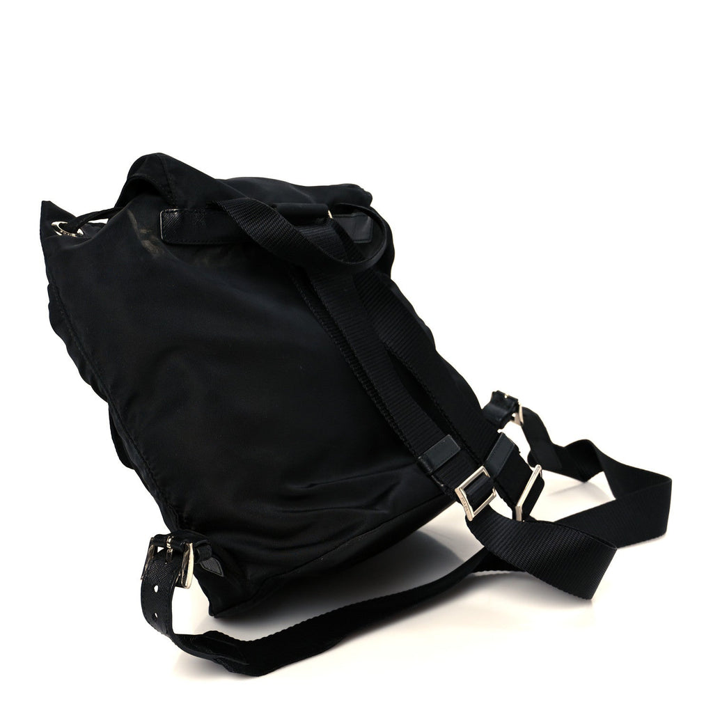 Prada Black Nylon Pocket Backpack