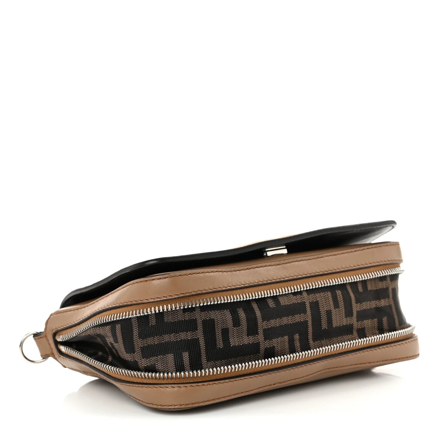 Fendi Brown Suede FF Crossbody