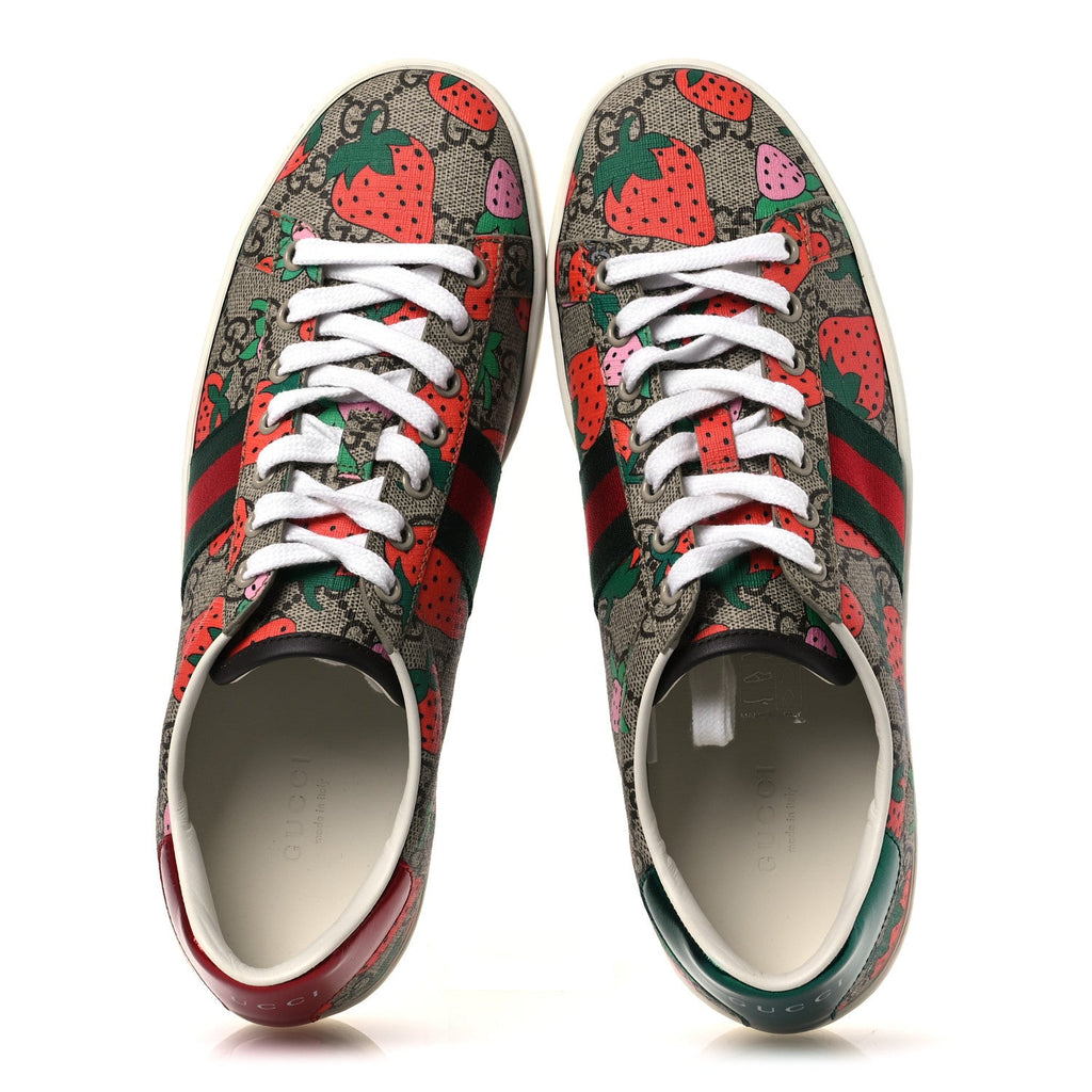 Gucci Strawberry GG Supreme Sneakers