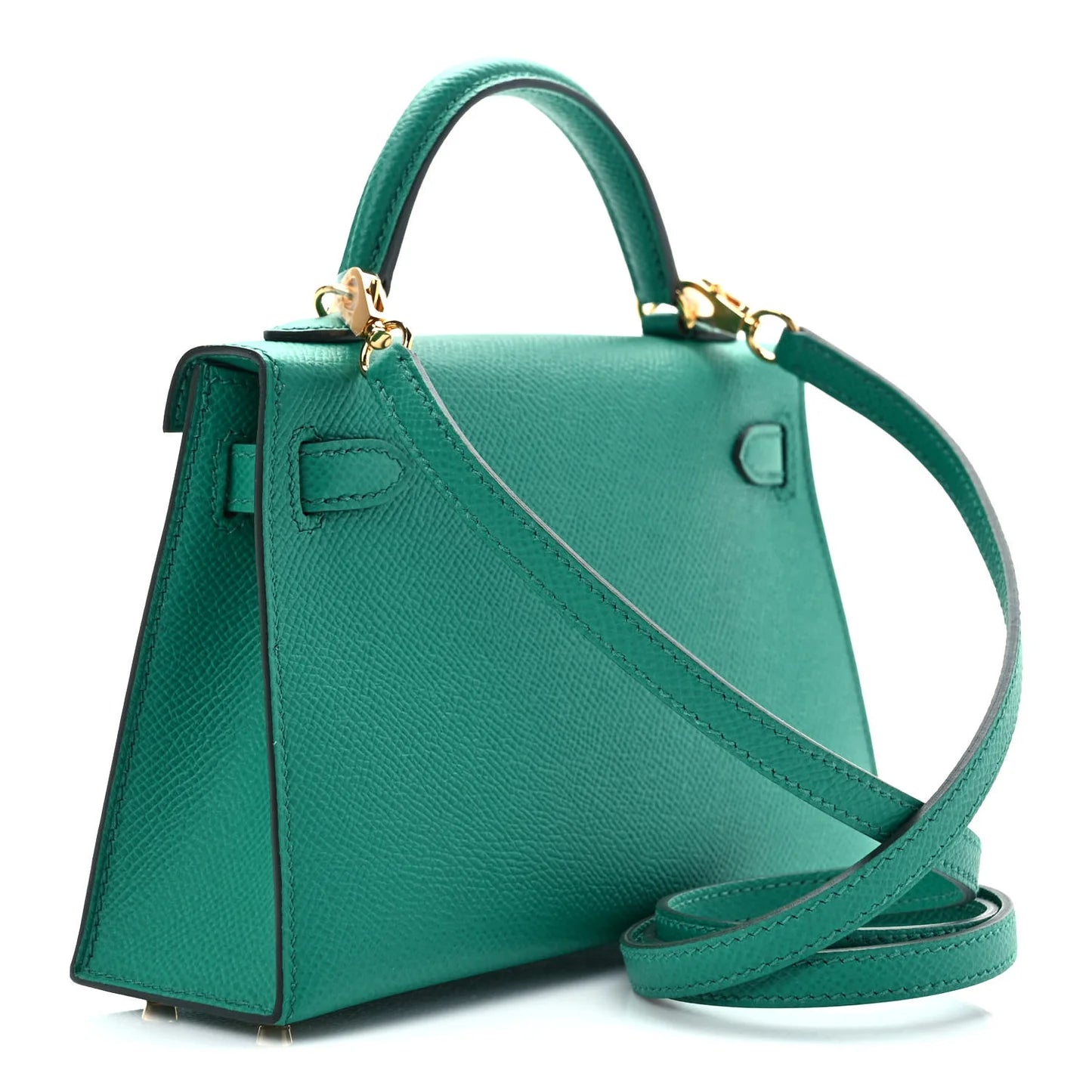 Hermes Kelly Green Epsom Handbag