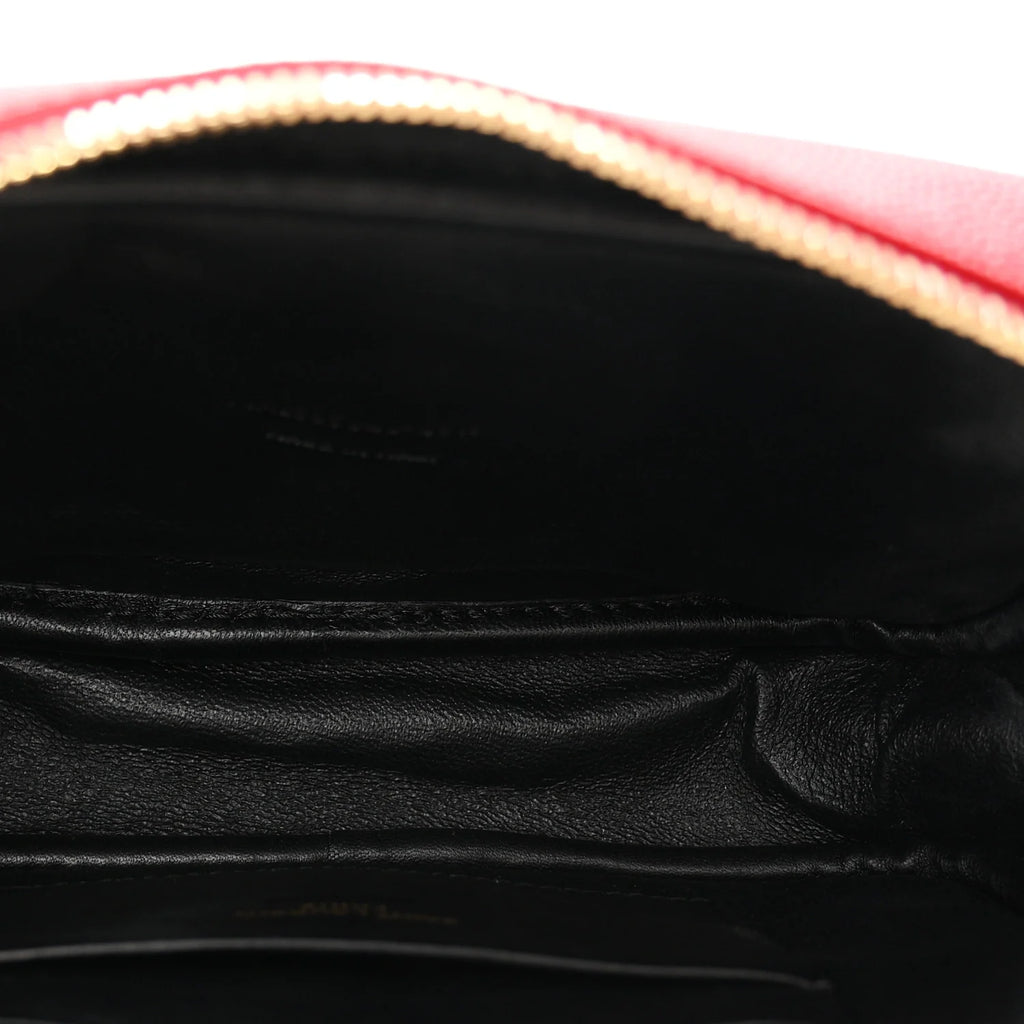 Saint Laurent Red Quilted Lou
