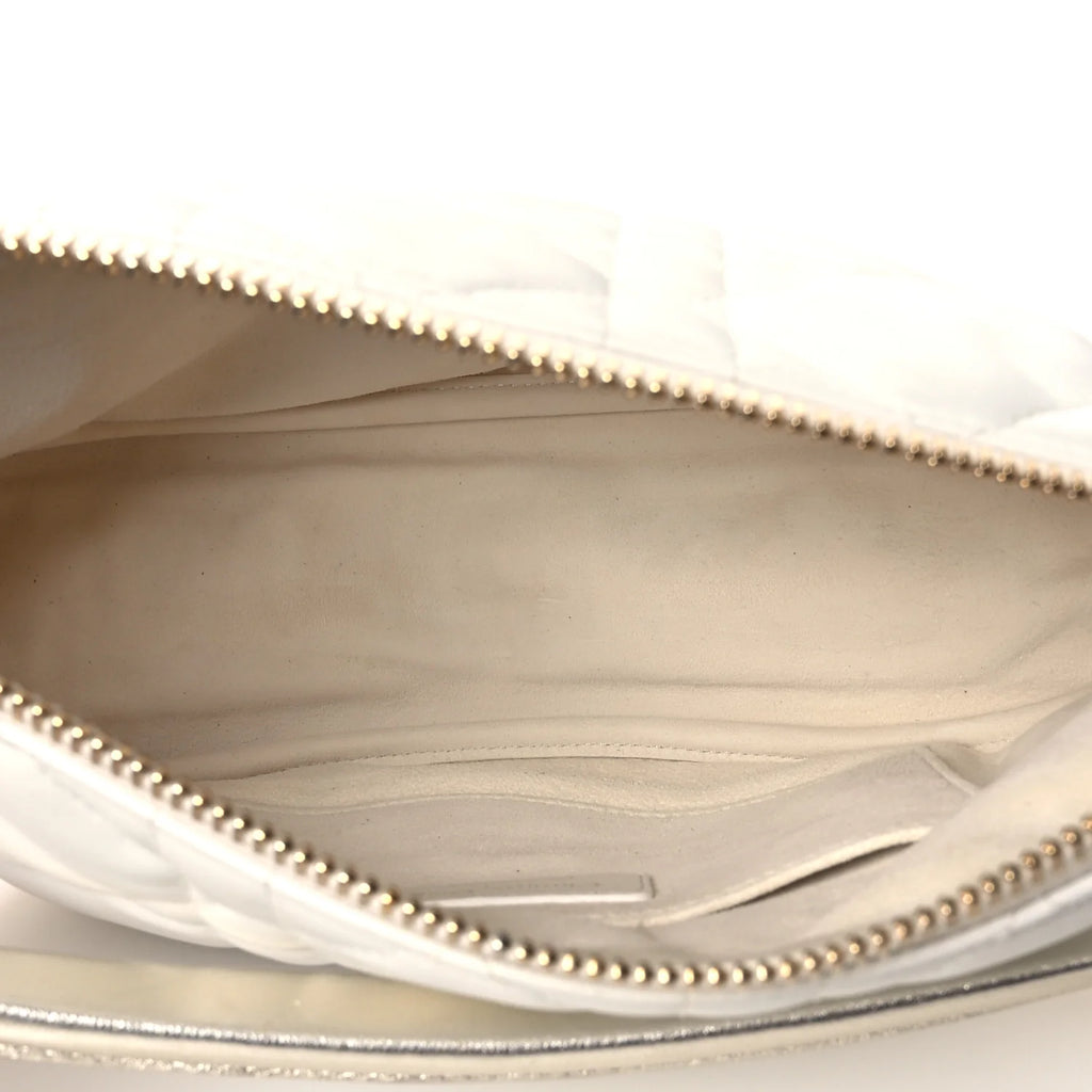 Dior White Cannage Vibe Bag
