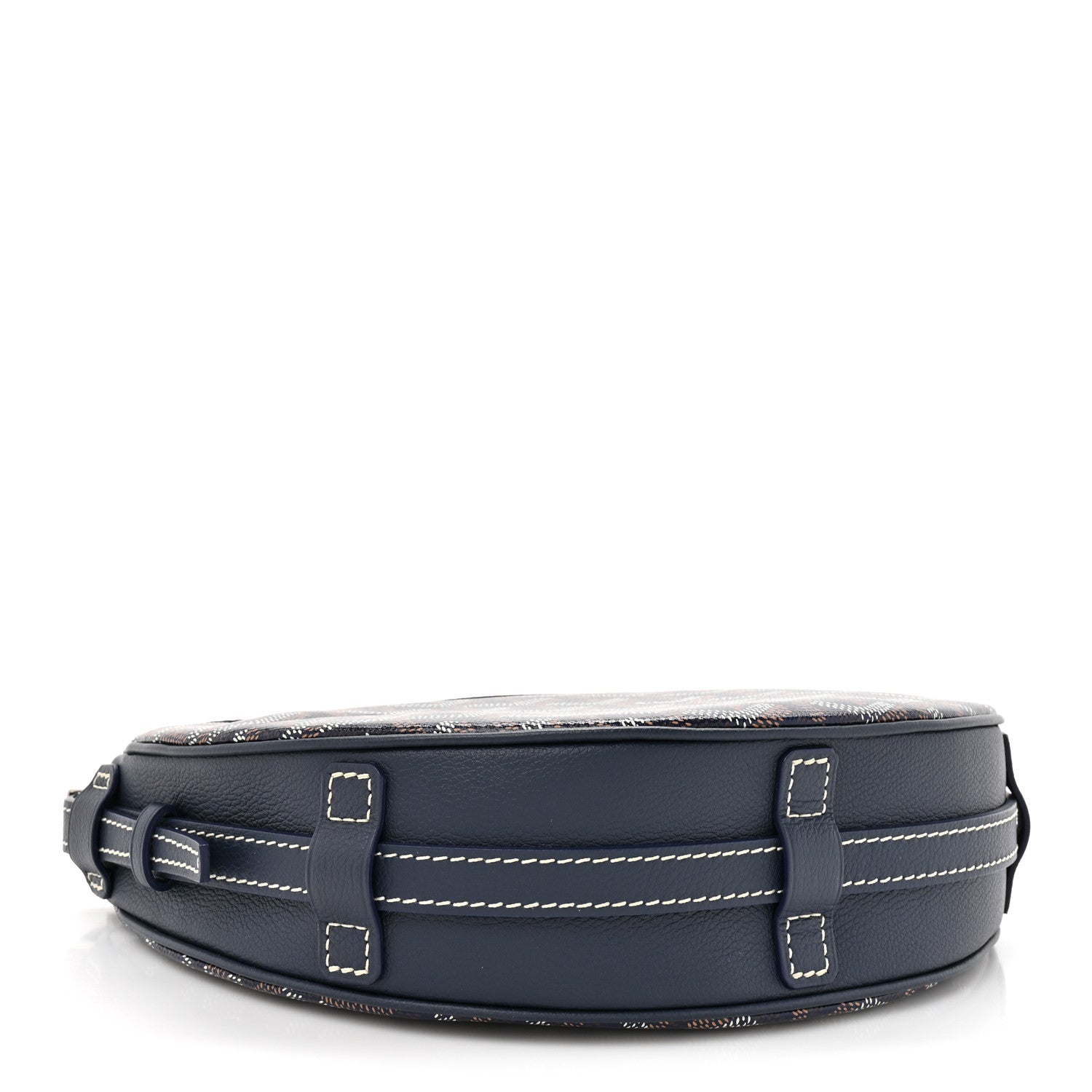 Goyard Navy Goyardine Belvedere Bag