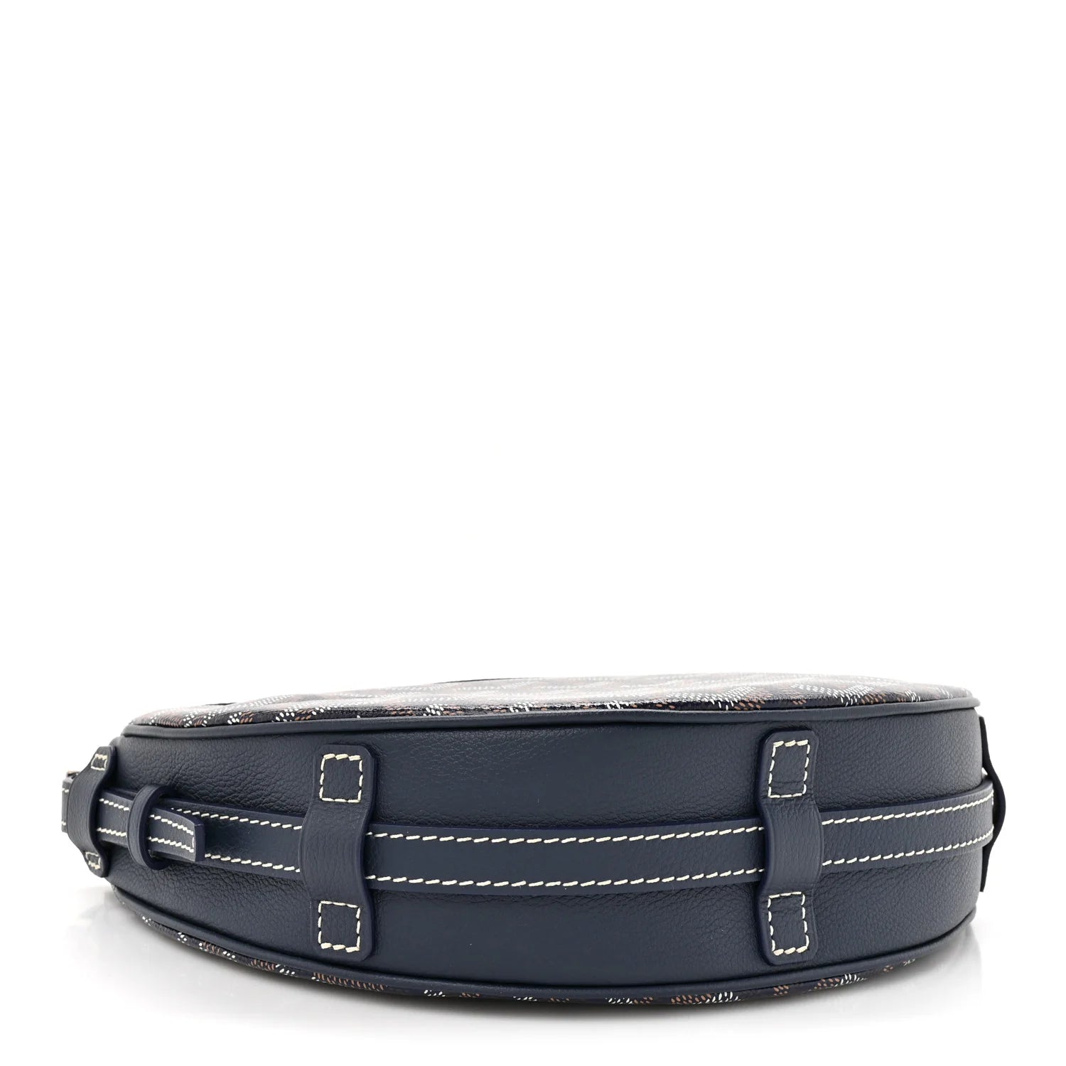 Goyard Navy Goyardine Belvedere Bag