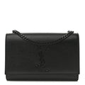 Saint Laurent Black Grained Bag