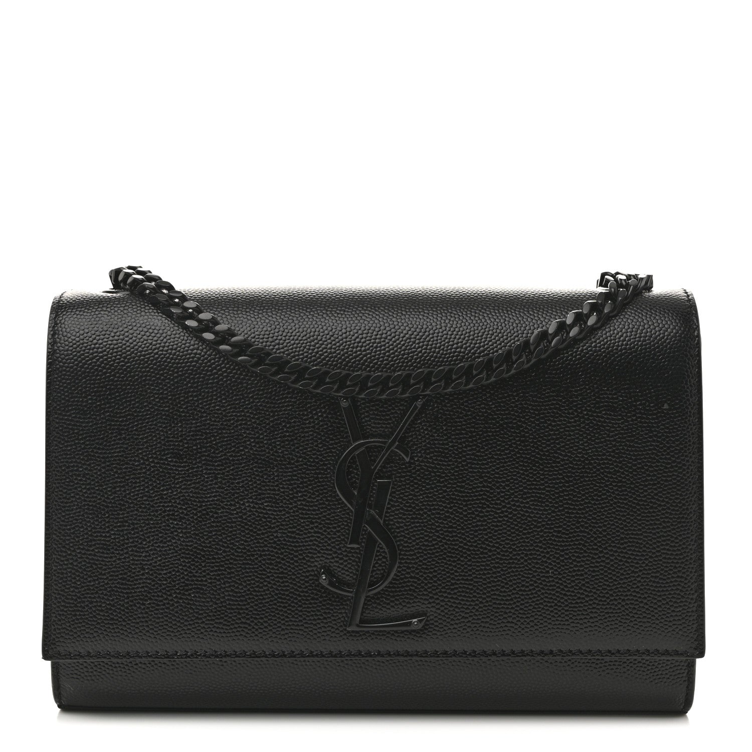 Saint Laurent Black Grained Bag