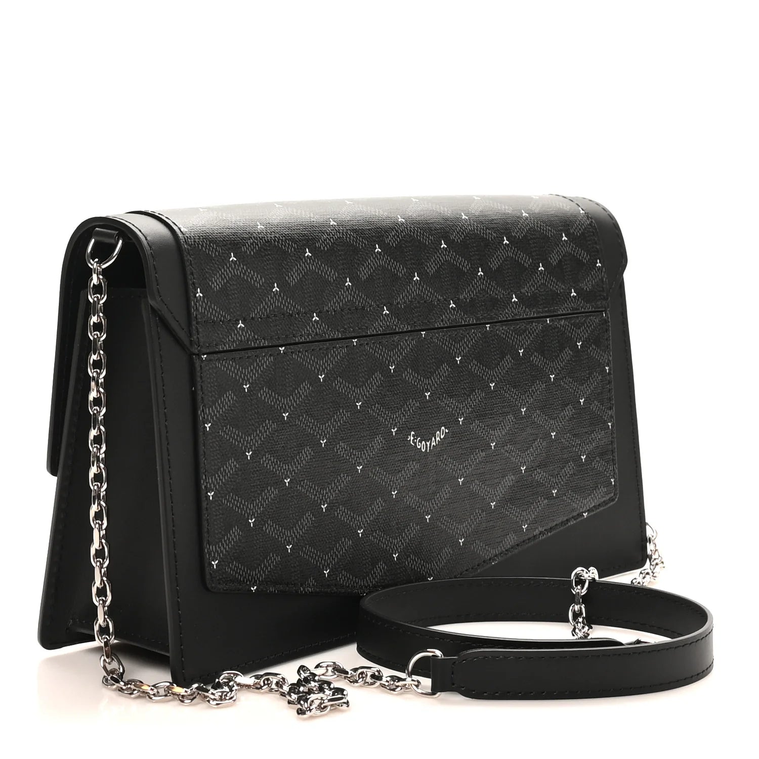Goyard Black Goyardine Monte Carlo