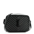 Saint Laurent Black Quilted Crossbody