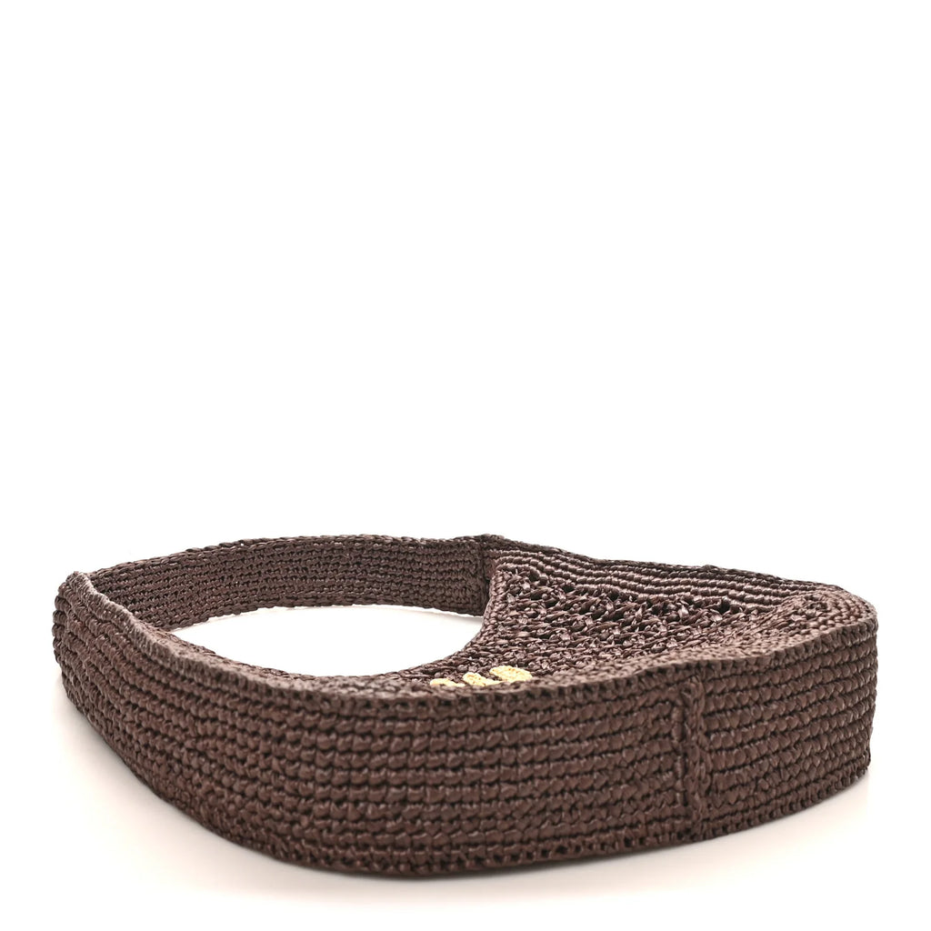 Miu Miu Brown Raffia Bag
