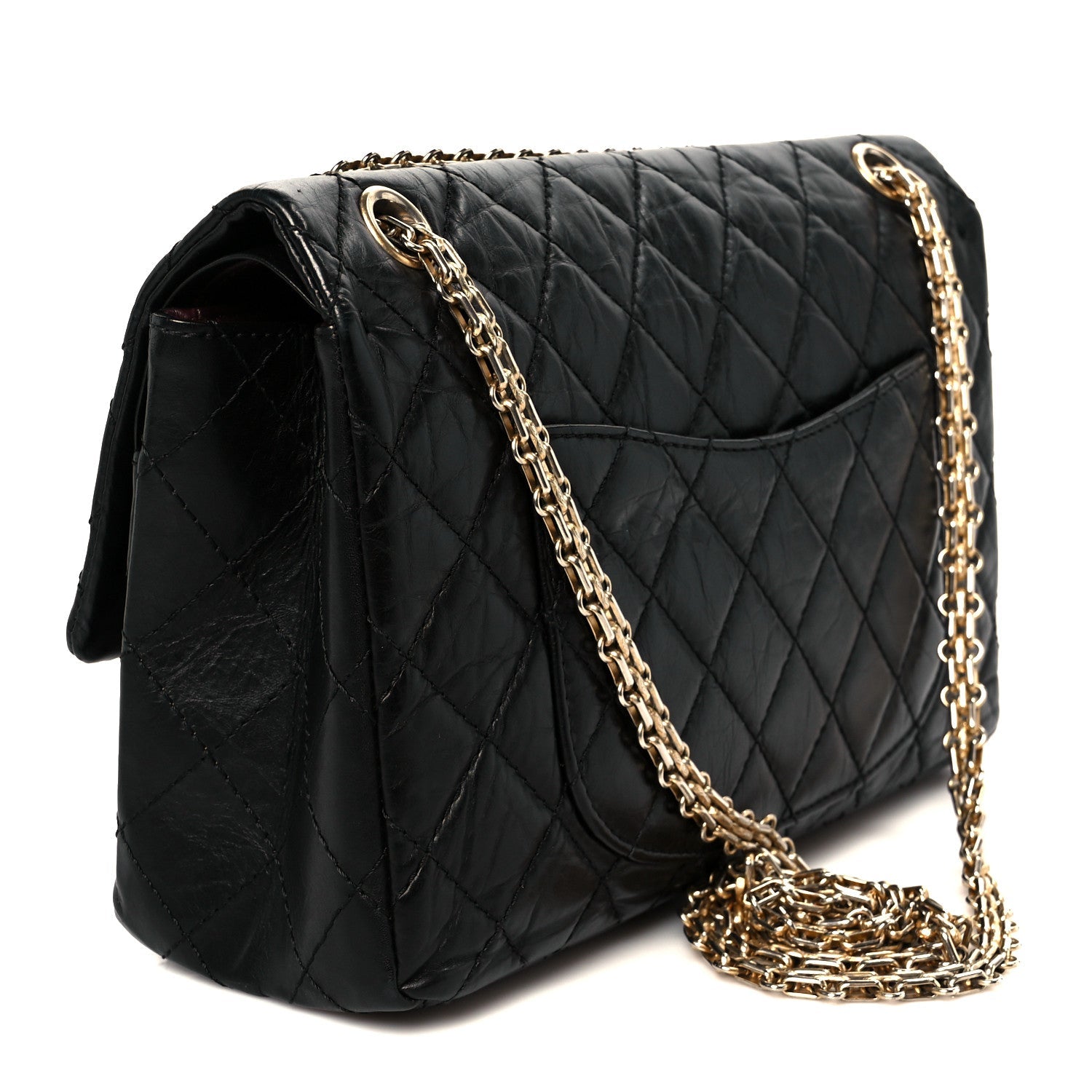Chanel Black Quilted 2.55 Reissue