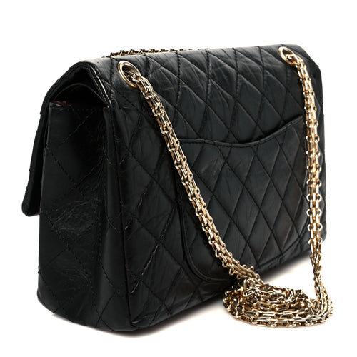 Chanel Black Quilted 2.55 Reissue