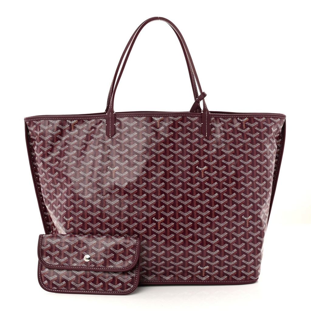 Goyard Burgundy Goyardine Saint Louis