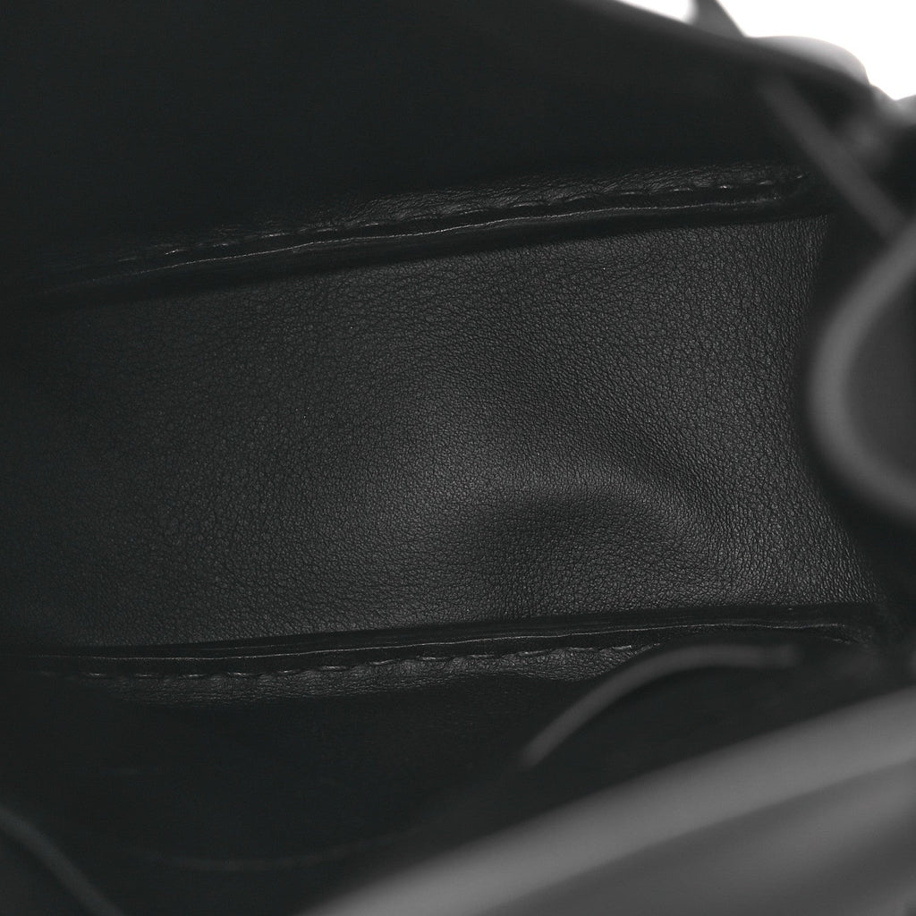 Hermes Black Kelly Depeche Backpack