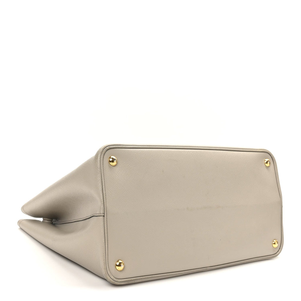 Prada Grey Saffiano Large Tote