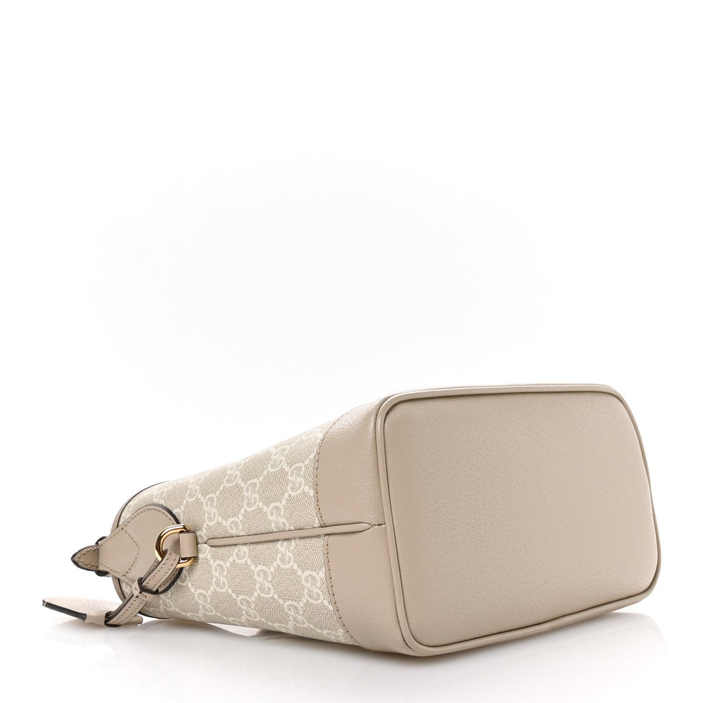 Gucci White Ophidia Shoulder Bag