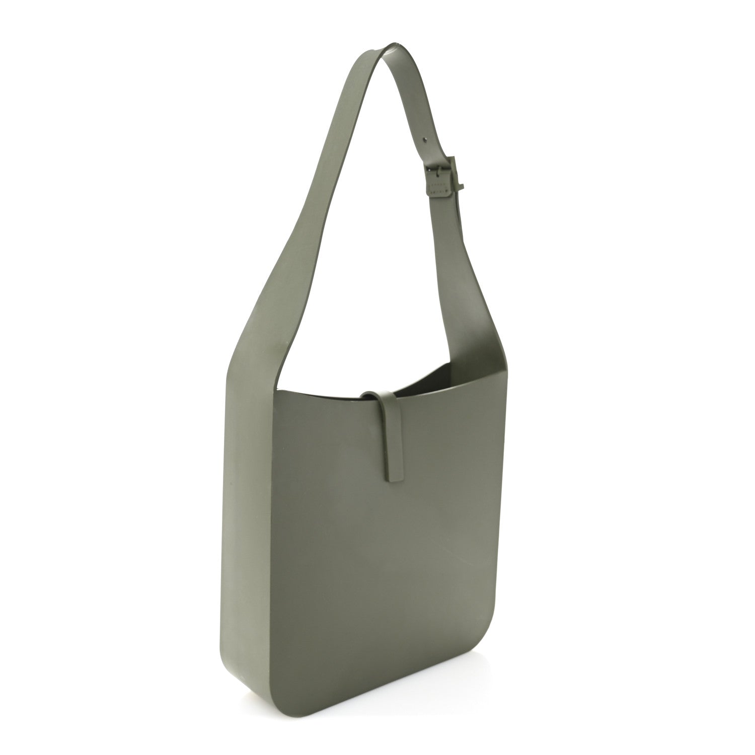 Saint Laurent Green Leather Hobo