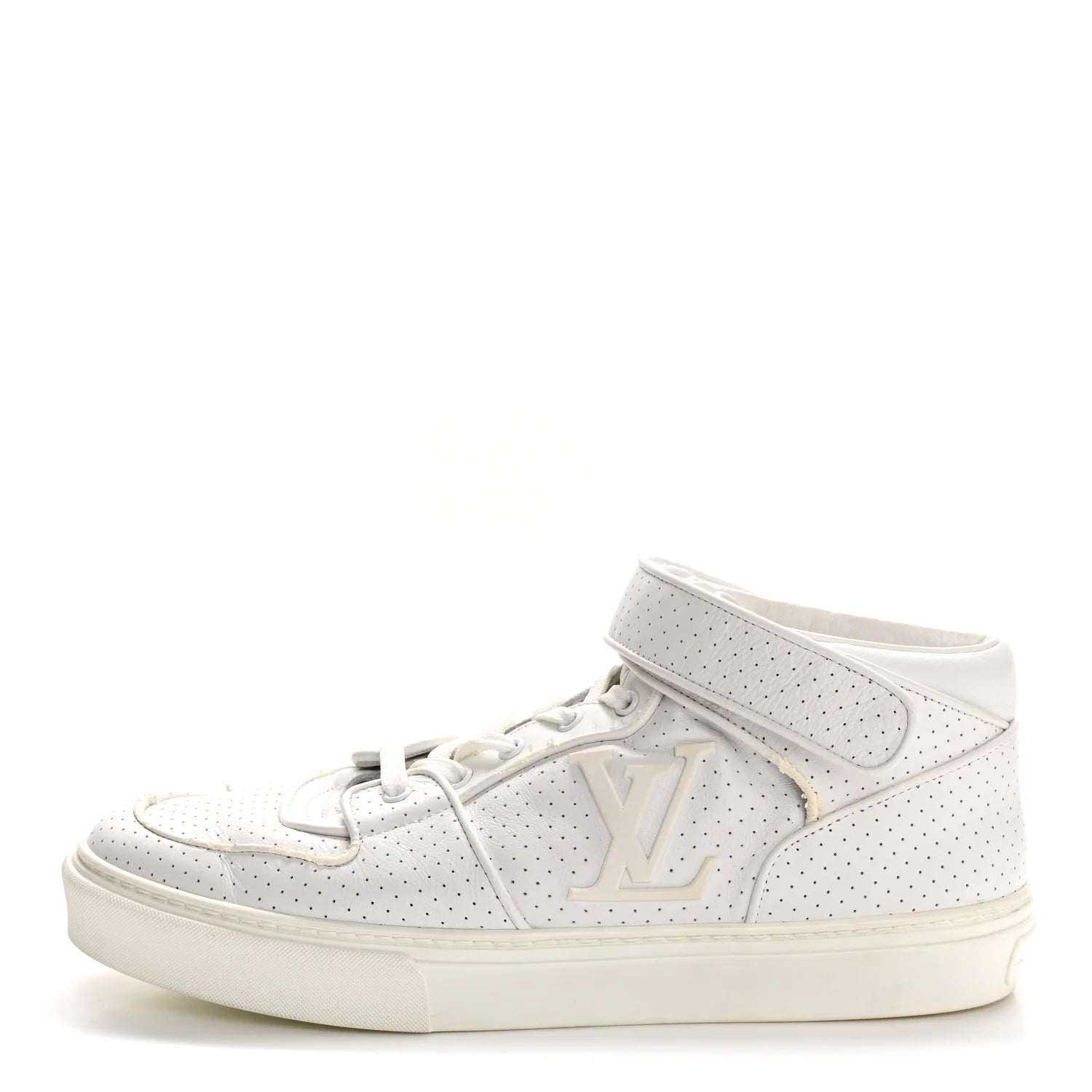 Louis Vuitton White Perforated Sneaker