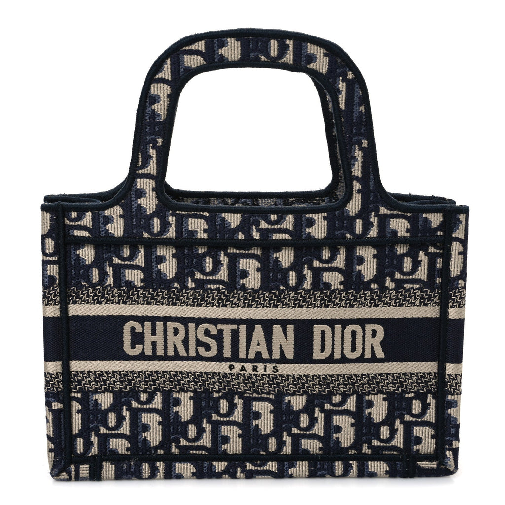 Dior Blue Oblique Mini Book Tote