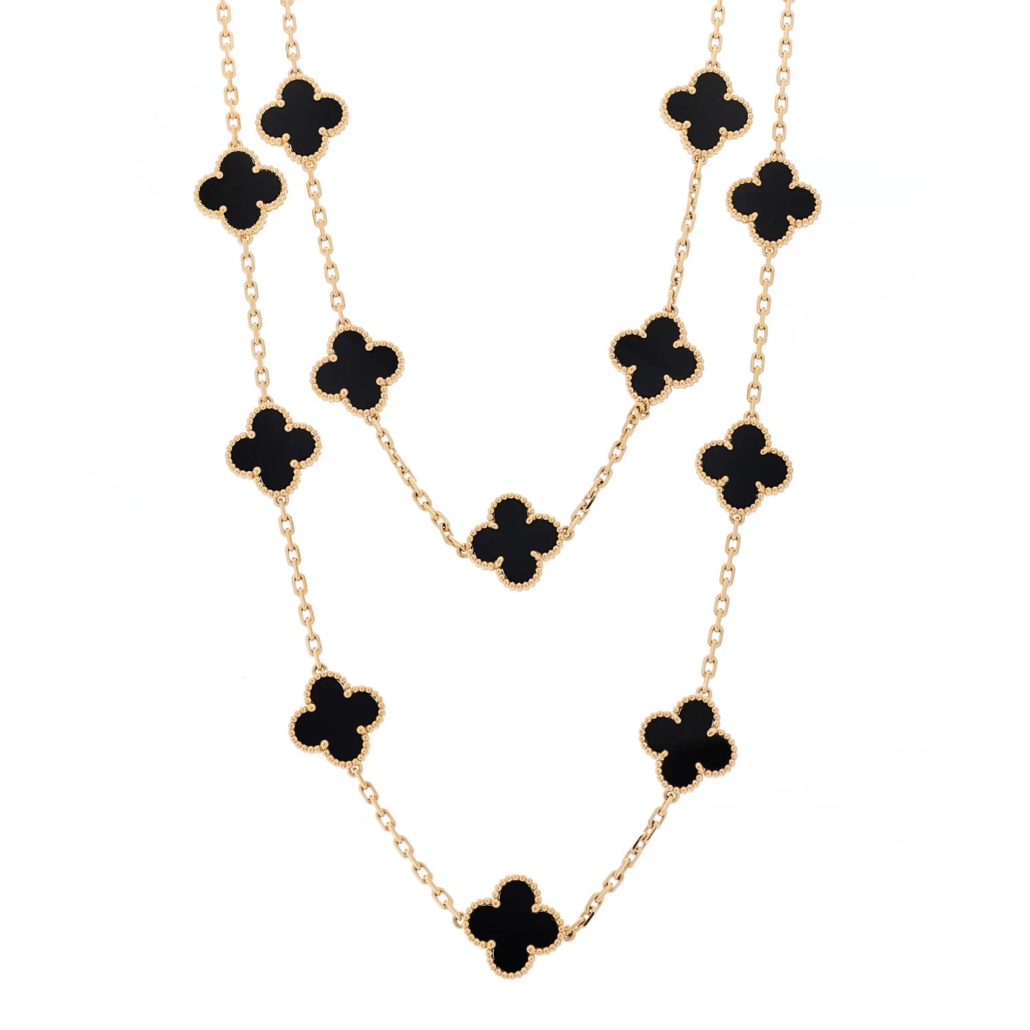 Van Cleef Arpels Onyx Alhambra