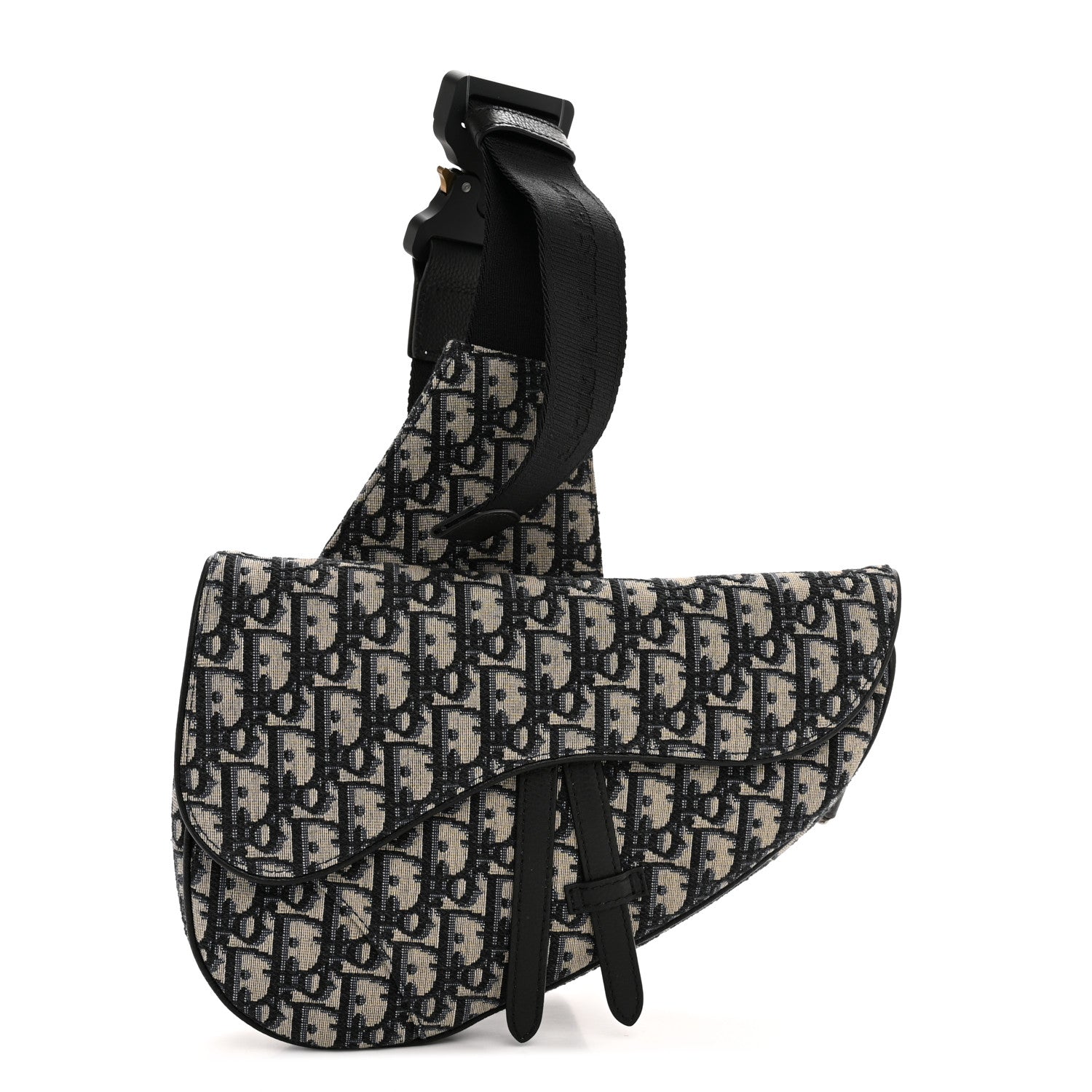 Dior Oblique Jacquard Saddle Bag