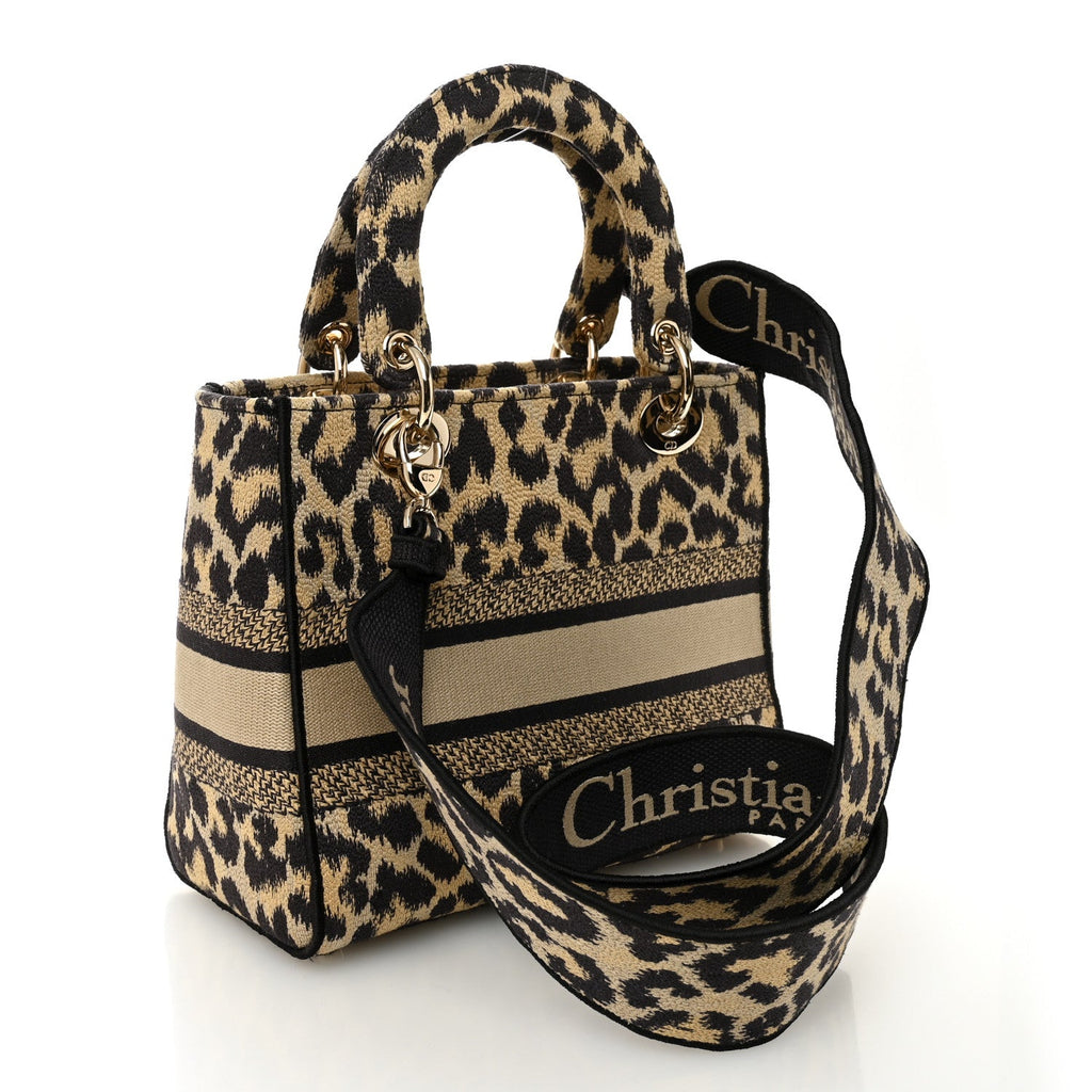 Dior Lady D-Lite Leopard Bag