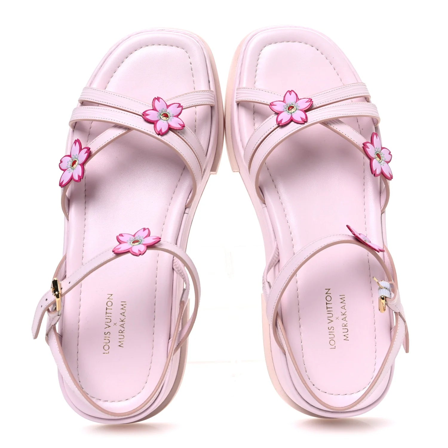 Louis Vuitton Pink Platform Sandals