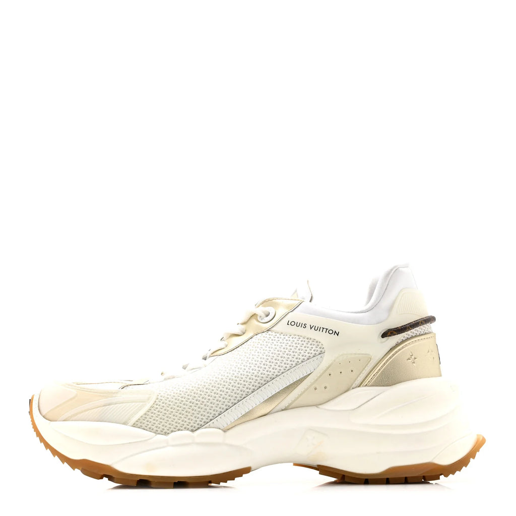 Louis Vuitton White Run 55 Sneakers