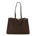 Fendi Brown FF Monogram Peekaboo