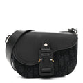 Dior Black Oblique Saddle Crossbody