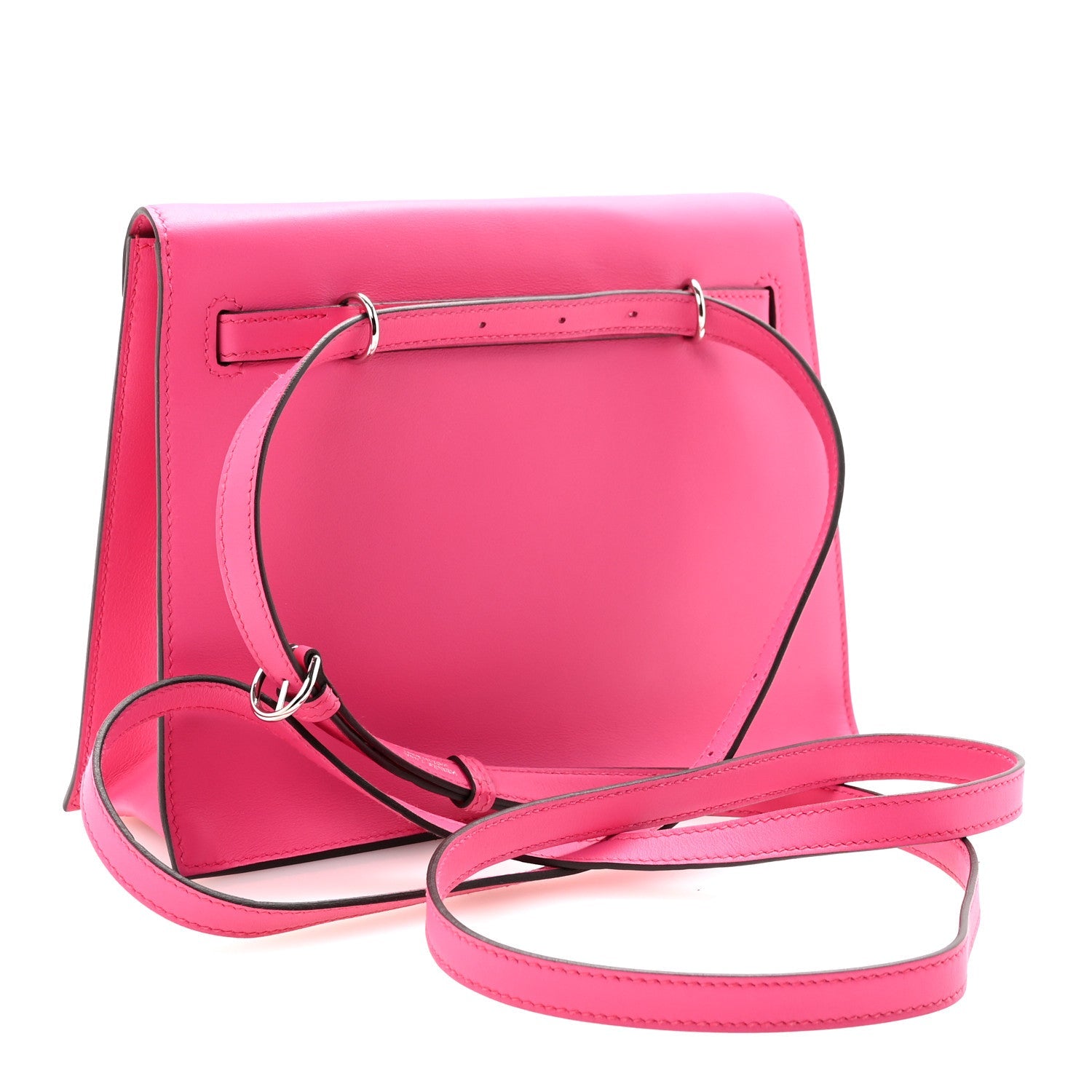 Hermes Pink Leather Kelly Danse