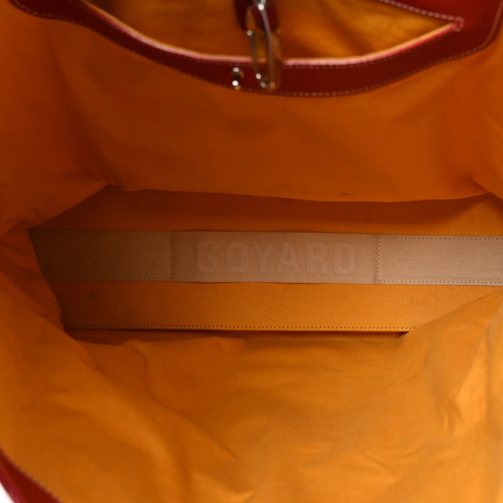 Goyard Red Goyardine Voltaire Tote