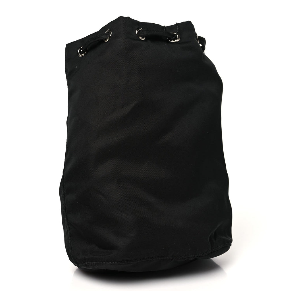Prada Black Nylon Drawstring Pouch