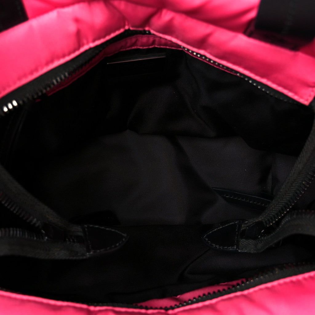 Prada Pink Padded Nylon Tote