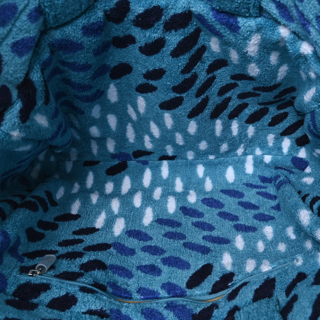 Goyard Blue Terry Cloth Tote
