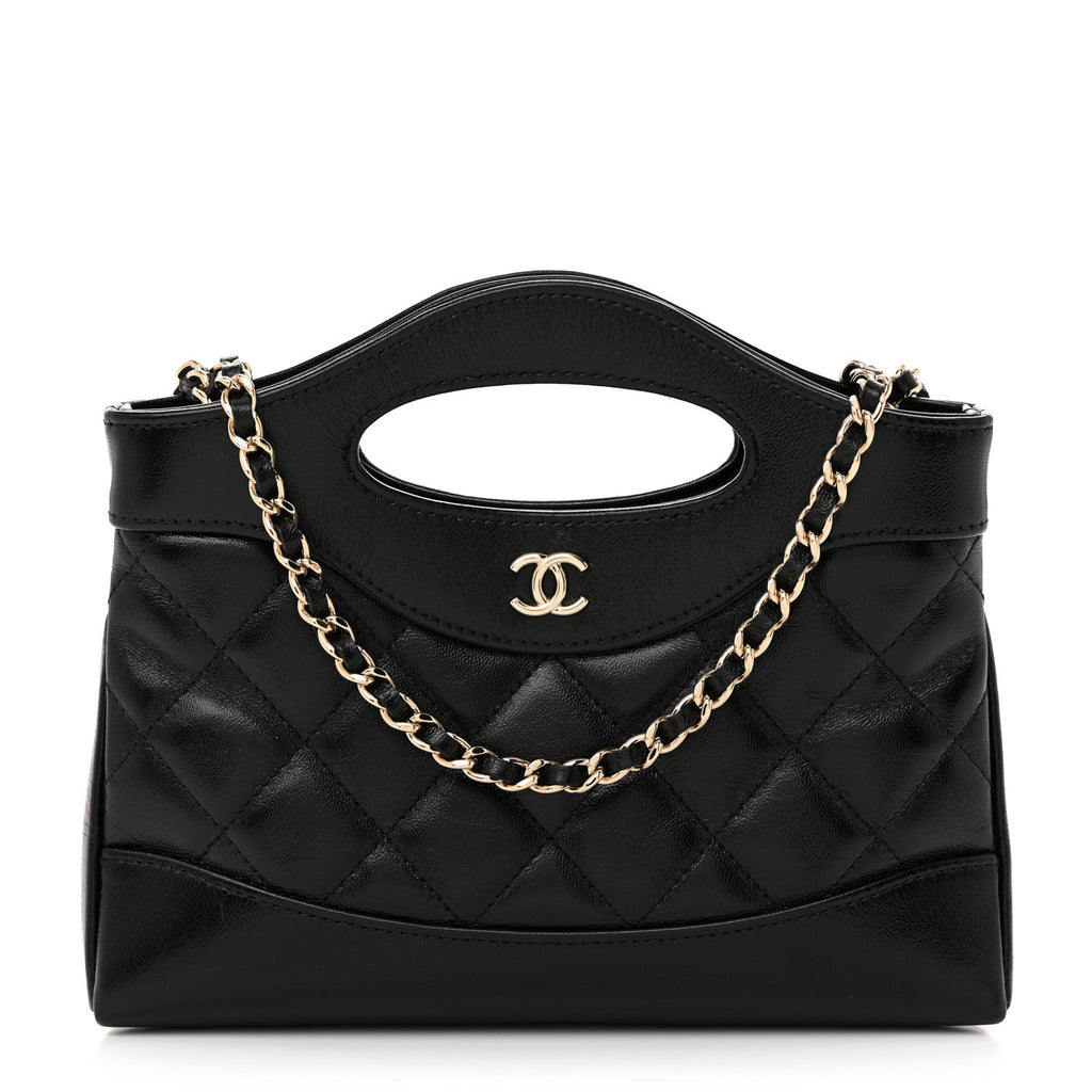 Chanel Black Quilted Leather Bag