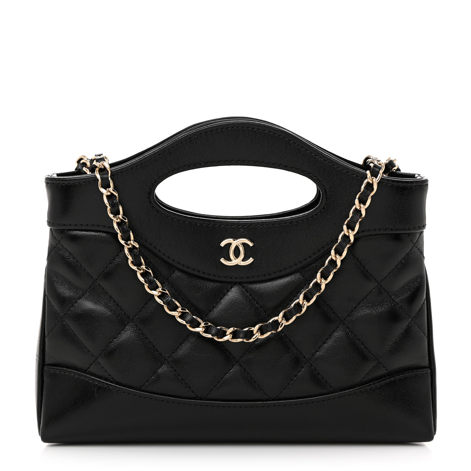 Chanel Black Quilted Leather Bag