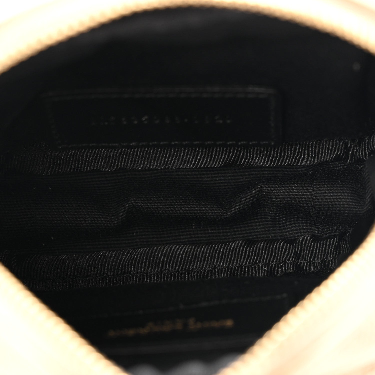 Saint Laurent Beige Quilted Crossbody