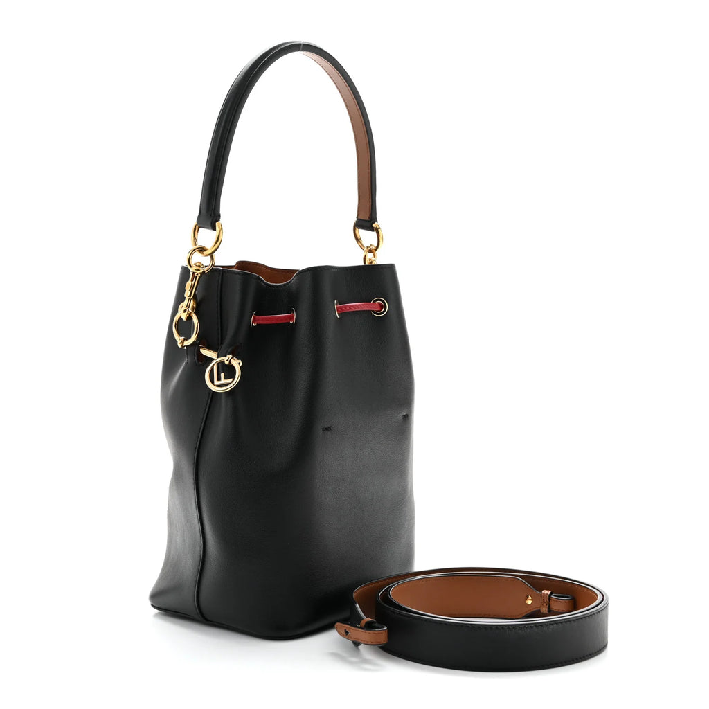 Fendi Black Perforated Mon Tresor
