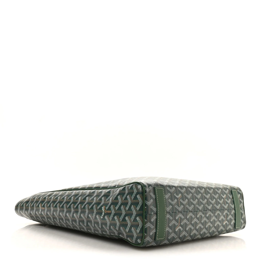Goyard Green Goyardine Voltaire Tote