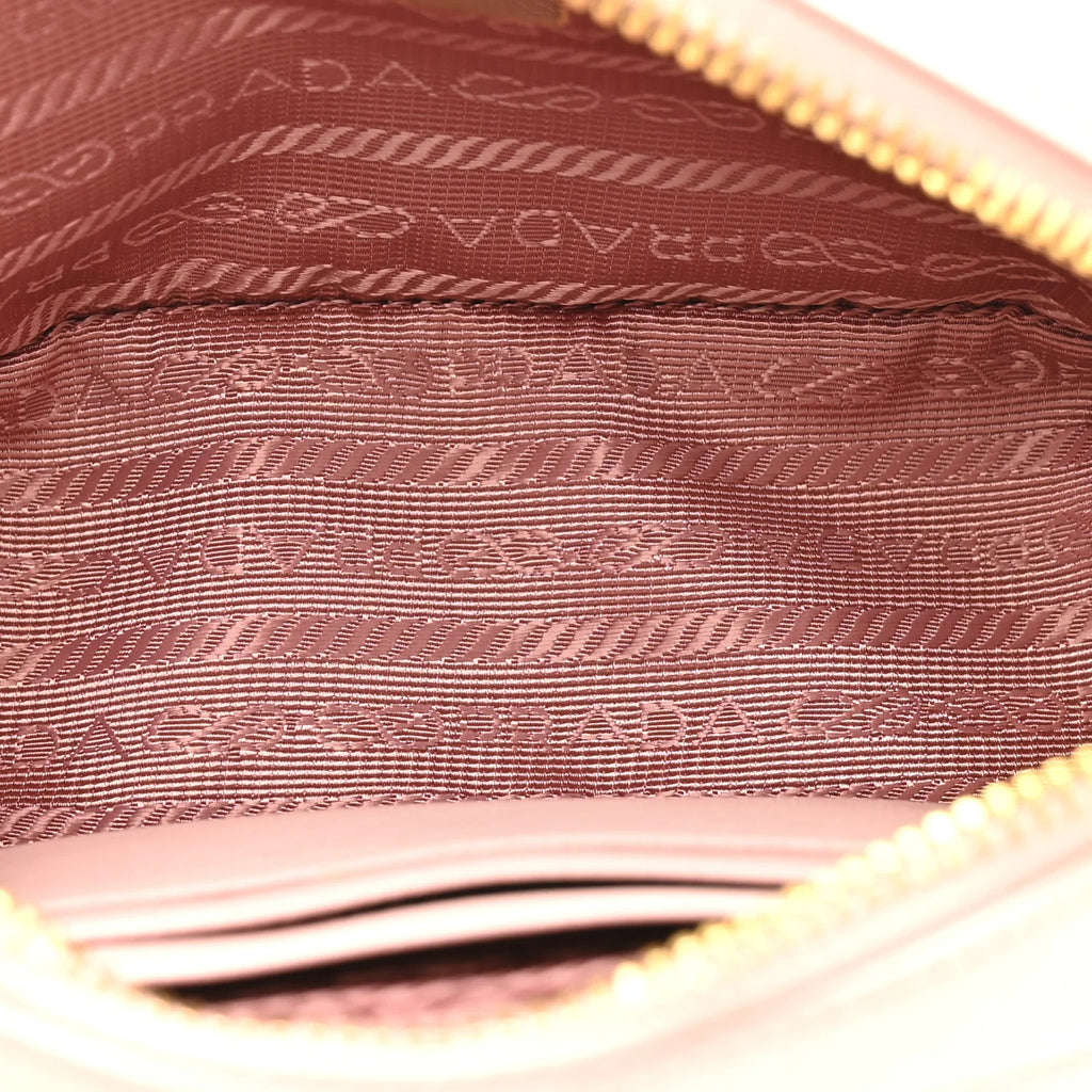 Prada Pink Saffiano Leather Crossbody