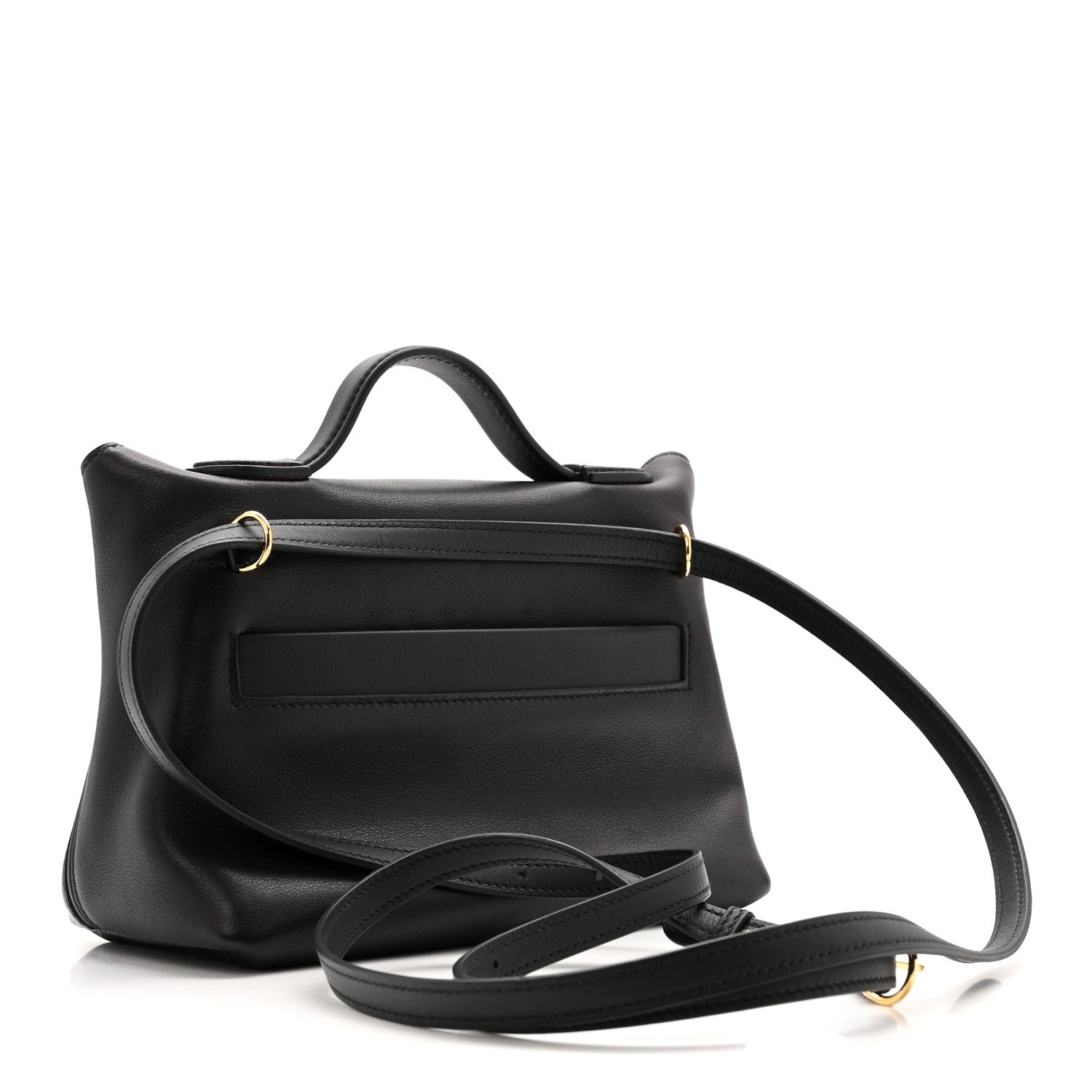 Hermes Black Croc 24/24 Bag