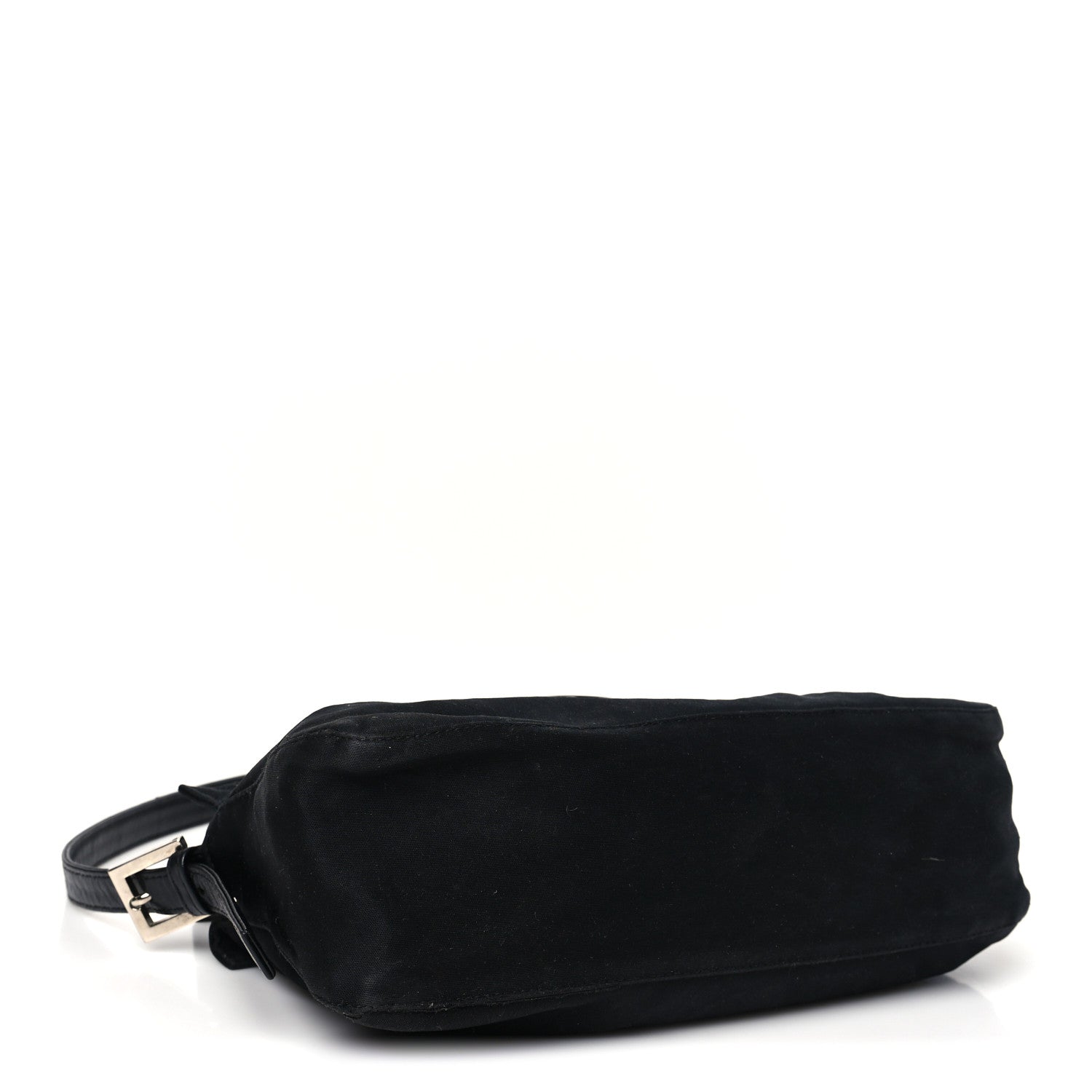 Fendi Black Nylon Baguette Bag