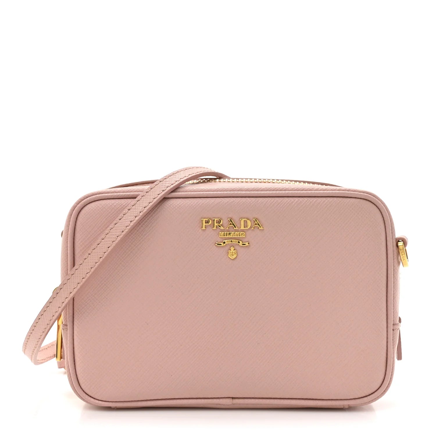 Prada Pink Saffiano Leather Crossbody