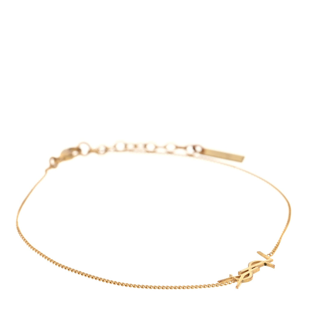 Saint Laurent Gold YSL Bracelet