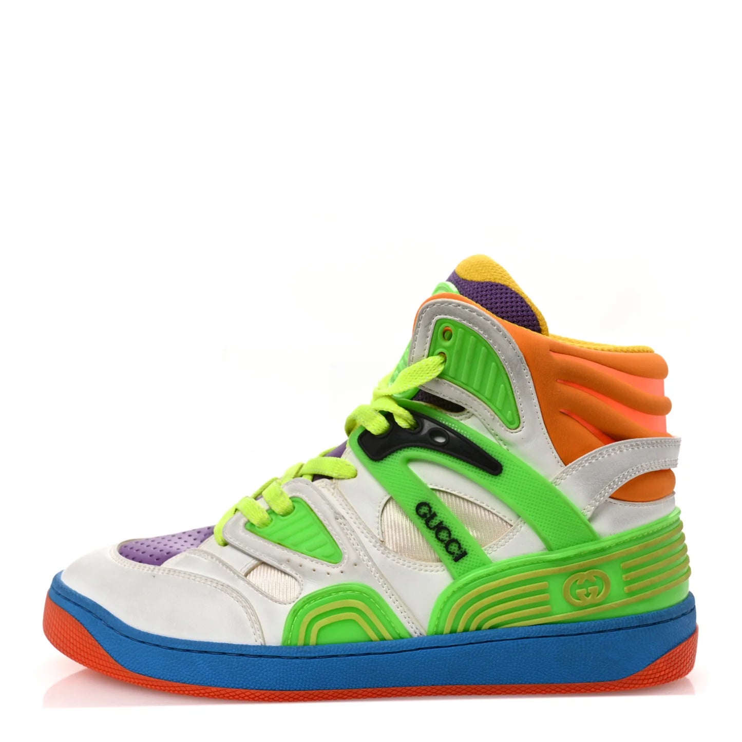 Gucci Multicolored Basket High-Top Sneakers