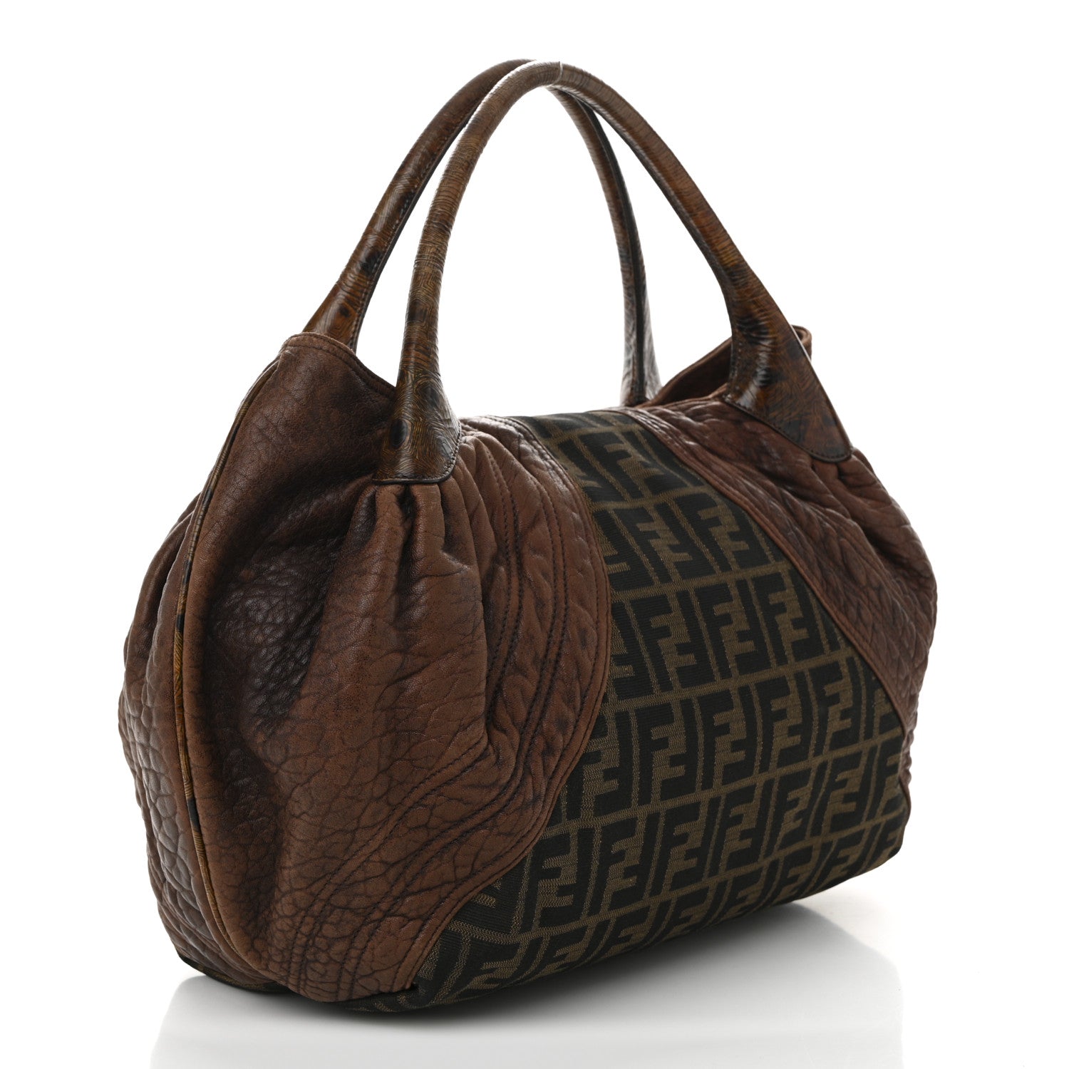 Fendi Brown Zucca Canvas Tote