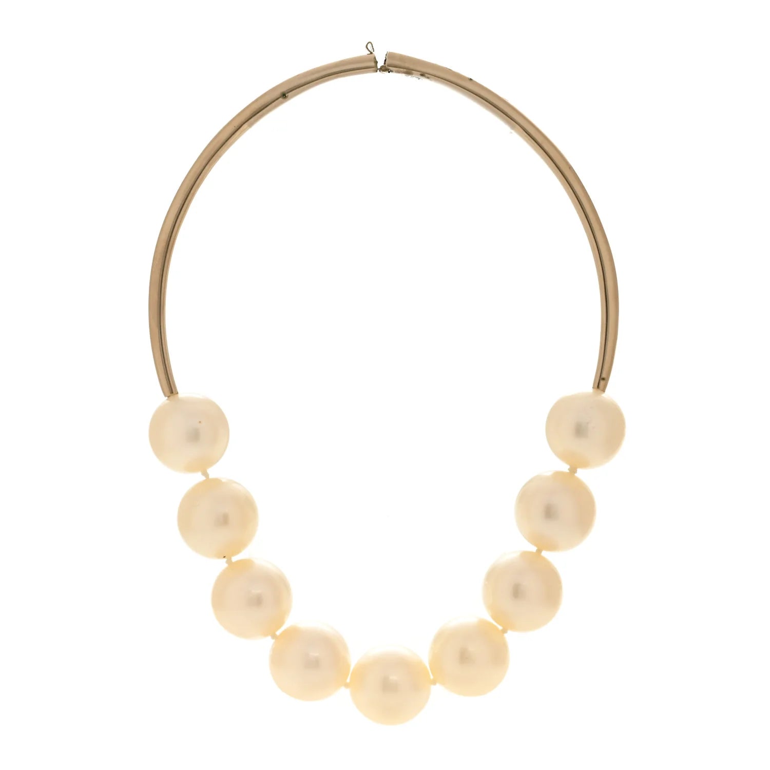 Chanel Gold Oversized Pearl Choker