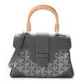Goyard Grey Goyardine Saigon Handbag