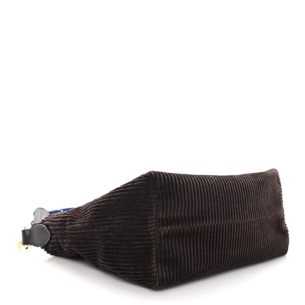 Miu Miu Brown Corduroy Pouch