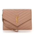 Saint Laurent Beige Quilted Bag